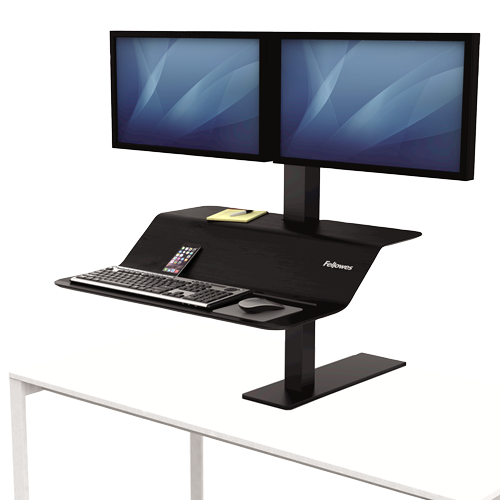 Fellowes Lotus™ VE Sit-Stand Workstation – Dual