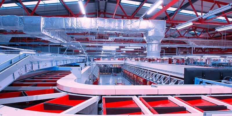 Royal Mail Parcel Sortation Plant